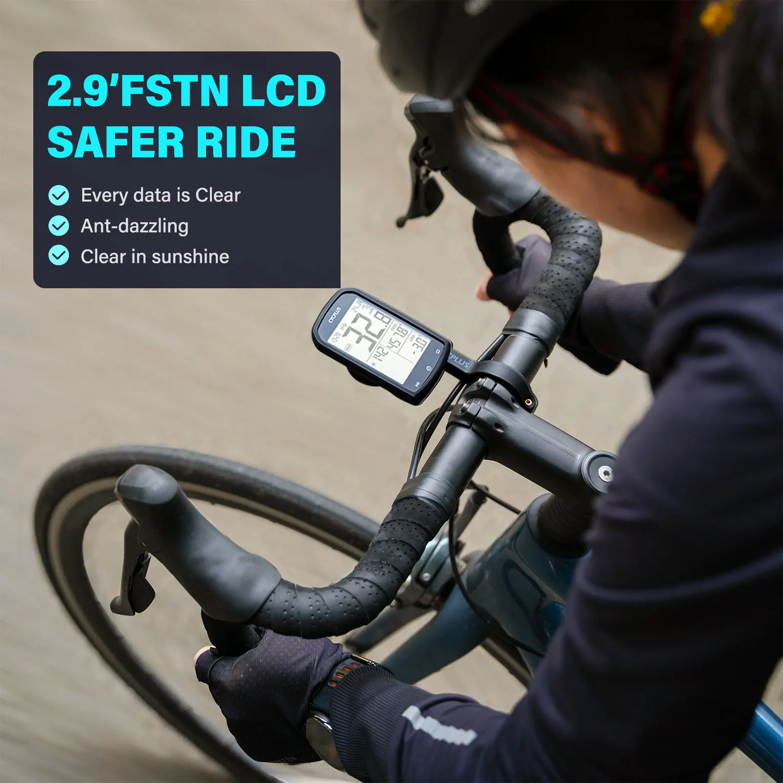 Wireless Mountain Exercise Bike Computer Led Backlight Bike Meter Speedometer Cycling Gps Computer