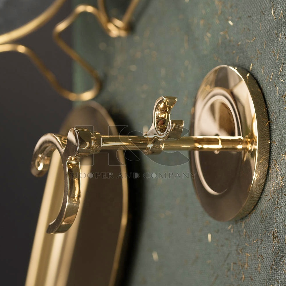 Золотая кисть и бритвенная стойка с логотипом на заказ