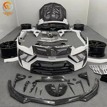 For Lamborghini SUV Urus MS Style Carbon Fiber Full Wide Body Bumper Aero Kits