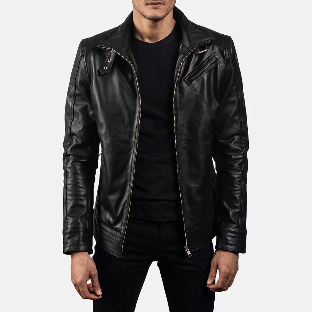 stylish leather jacket