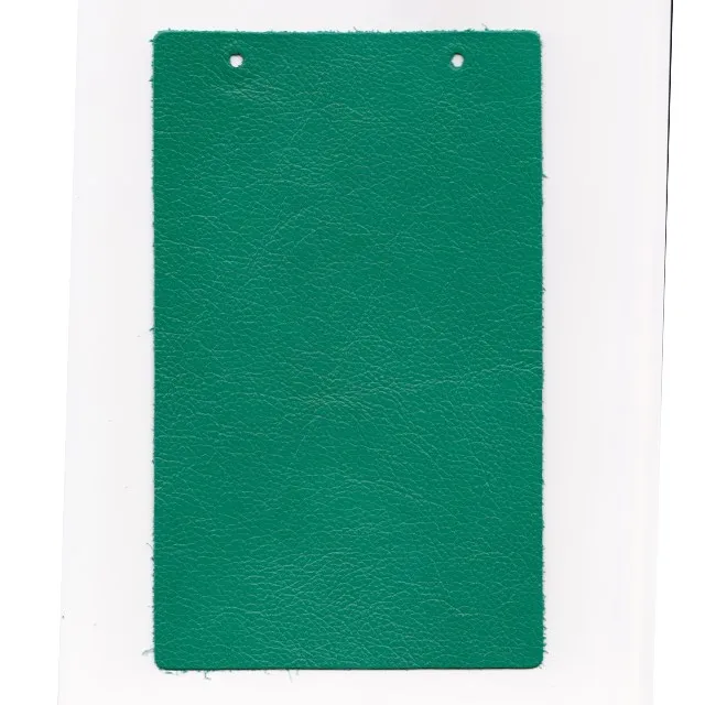 Italian Quality Upholstery Leather Green Color Genuine Leather For