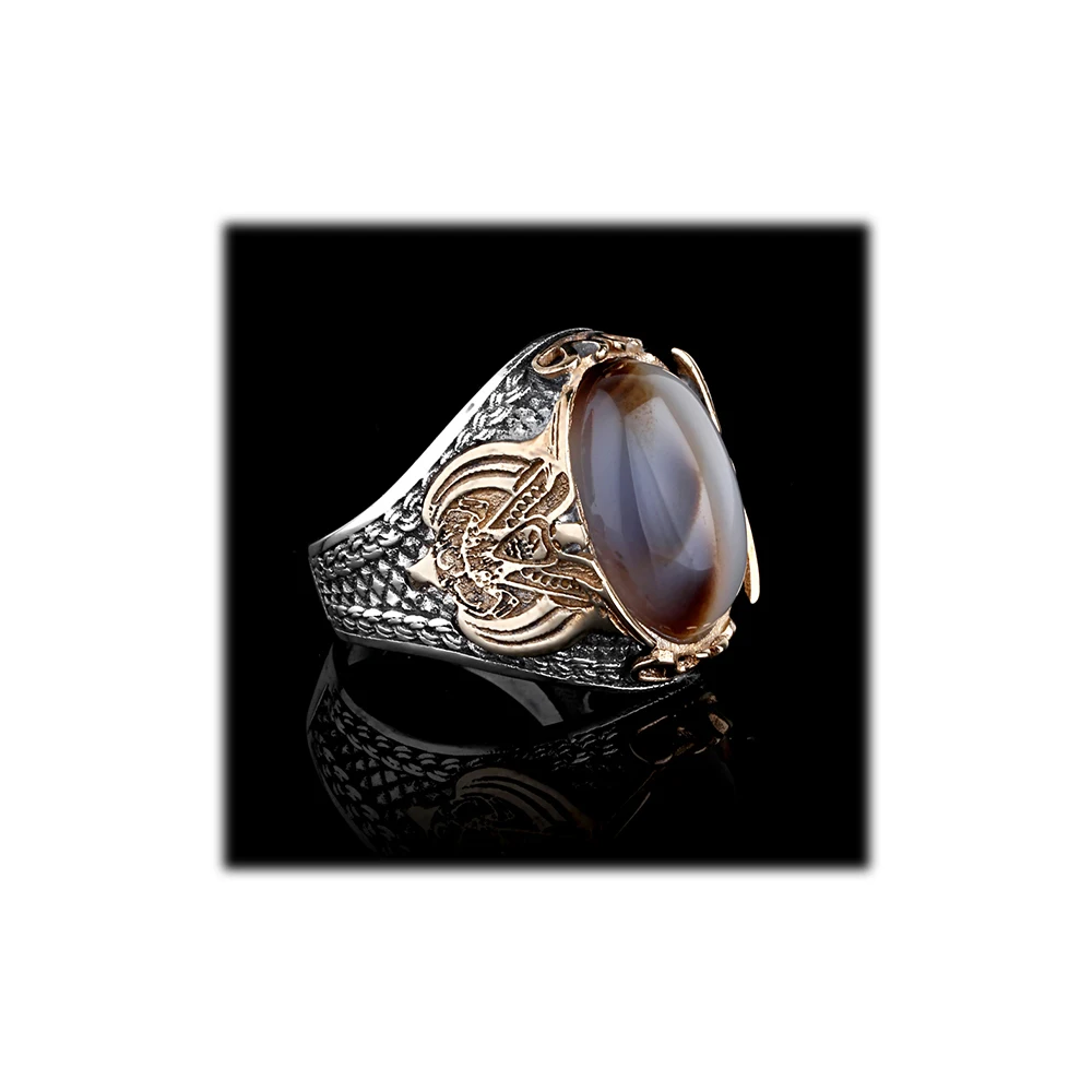 Ottoman Luxe Ring” – 925k Silver Ring for Men, Personalized Ring with  Letter Pattern on a Cage, Handmade, Turkish Artisan Manufacturing. – Corano  Jewelry