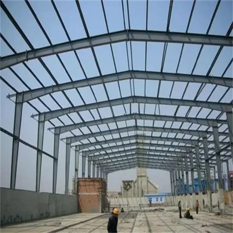 Corrugated Multi Span Steel Structure Building Double Span Steel Warehouse Buildings