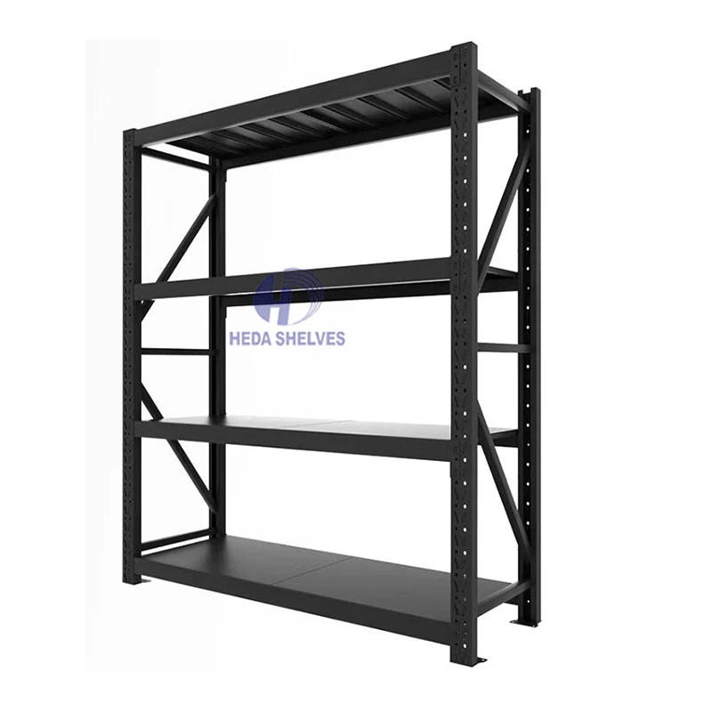 Abs Material Storage Rack European Style GreyWarehouse Industrial Racking System Pallet Racking System Boltless Shelving