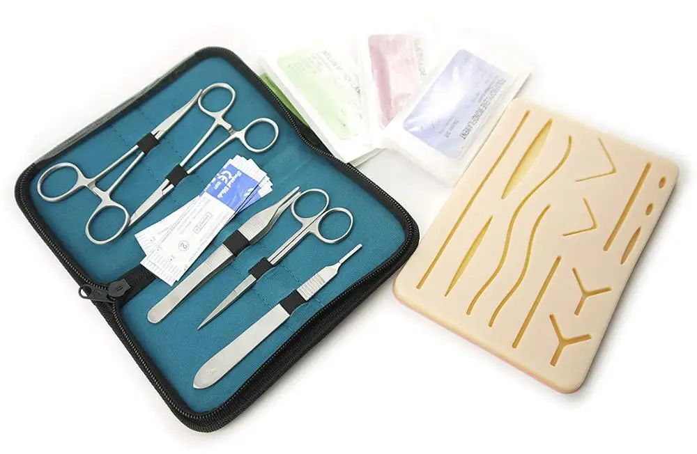 Stainless Steel Suture Practice Kit For Medical Students Tools Kit High