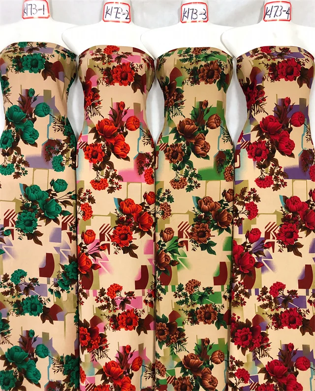 Конкурентоспособная цена тканая цифровая печать высокого качества 100 вискоза Вискоза вискоза ткань