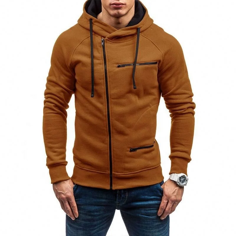 zip up orange moletom com capuz