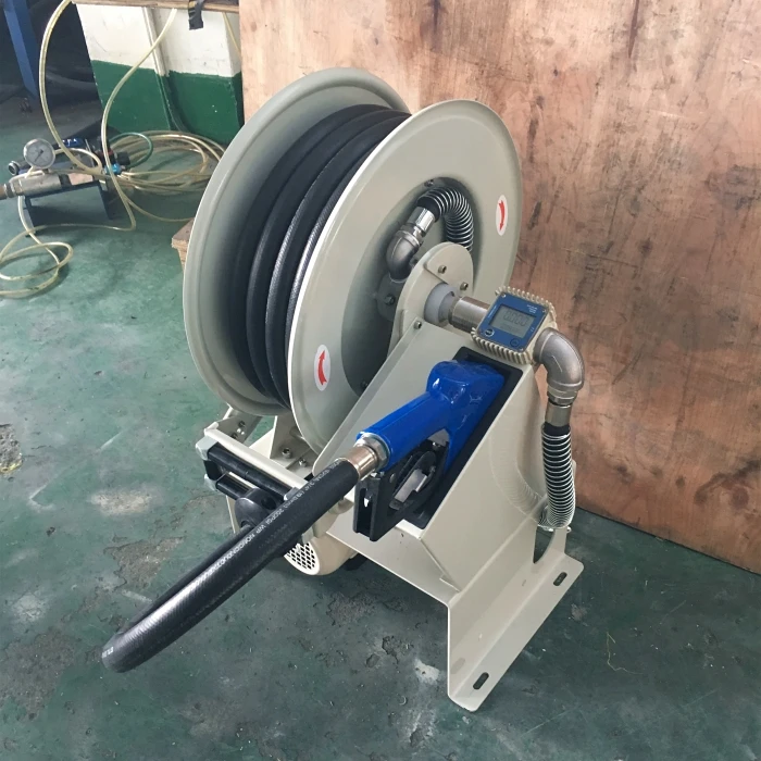 Heavy duty anti-corrosion auto spring roll-up hose reel 3/4" Diesel Gasoline Water
