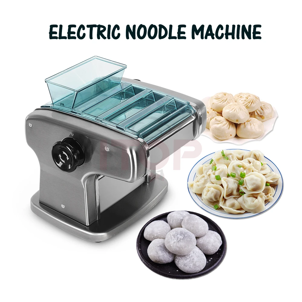 Good Quality Electric Noodle Making Machine Electric Noodle Making Pasta Maker Dough Roller Noodle Cutting Machine - Image 4