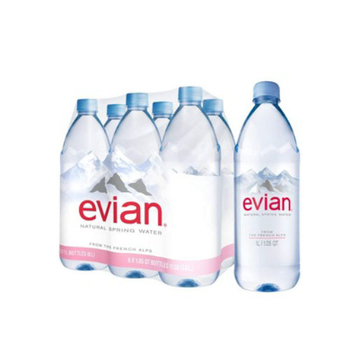 Натуральная минеральная вода Evian в 330 мл, 500 мл, 750 мл
