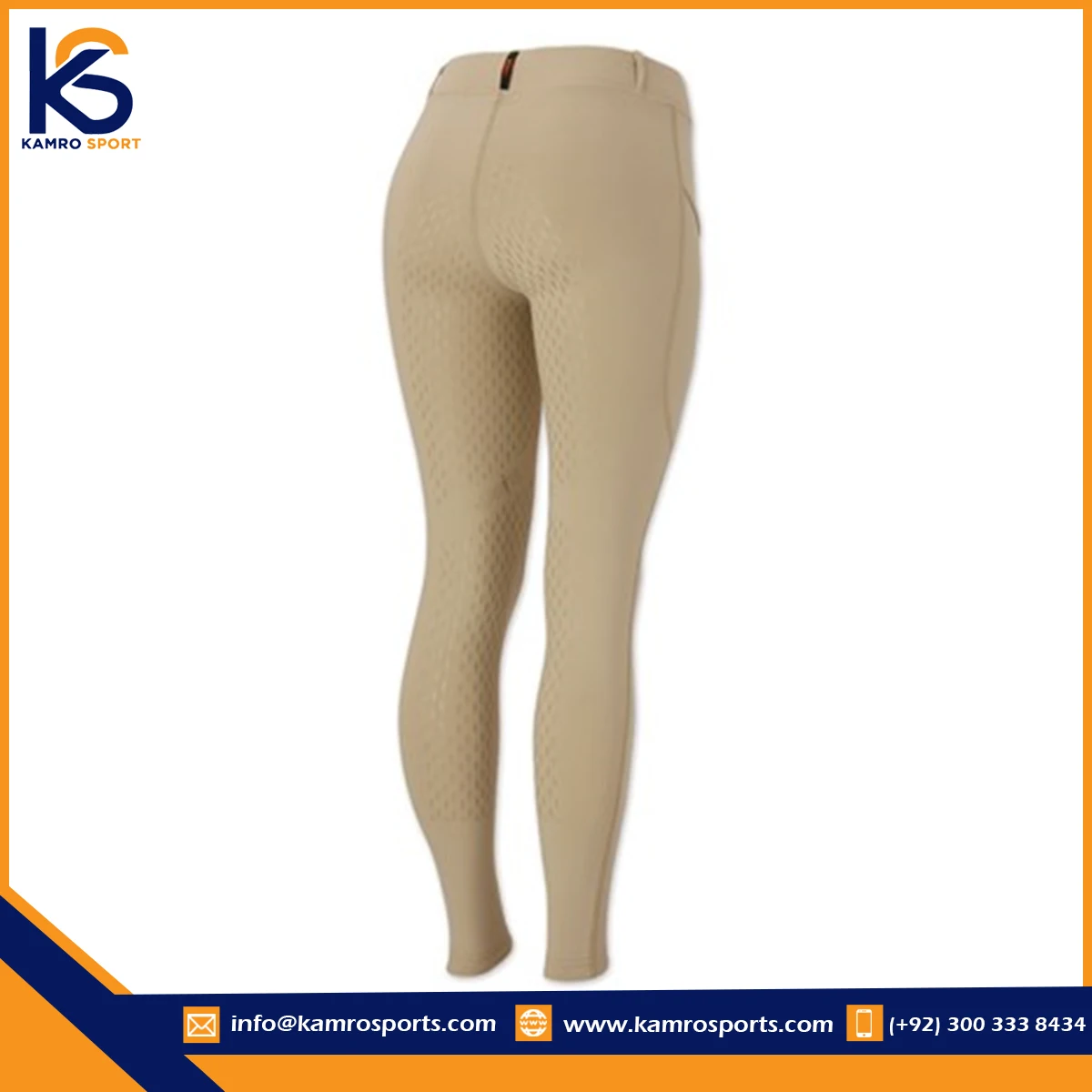 Lady High Waist Softshell Riding Breeches Fabric For Horse Equestrian