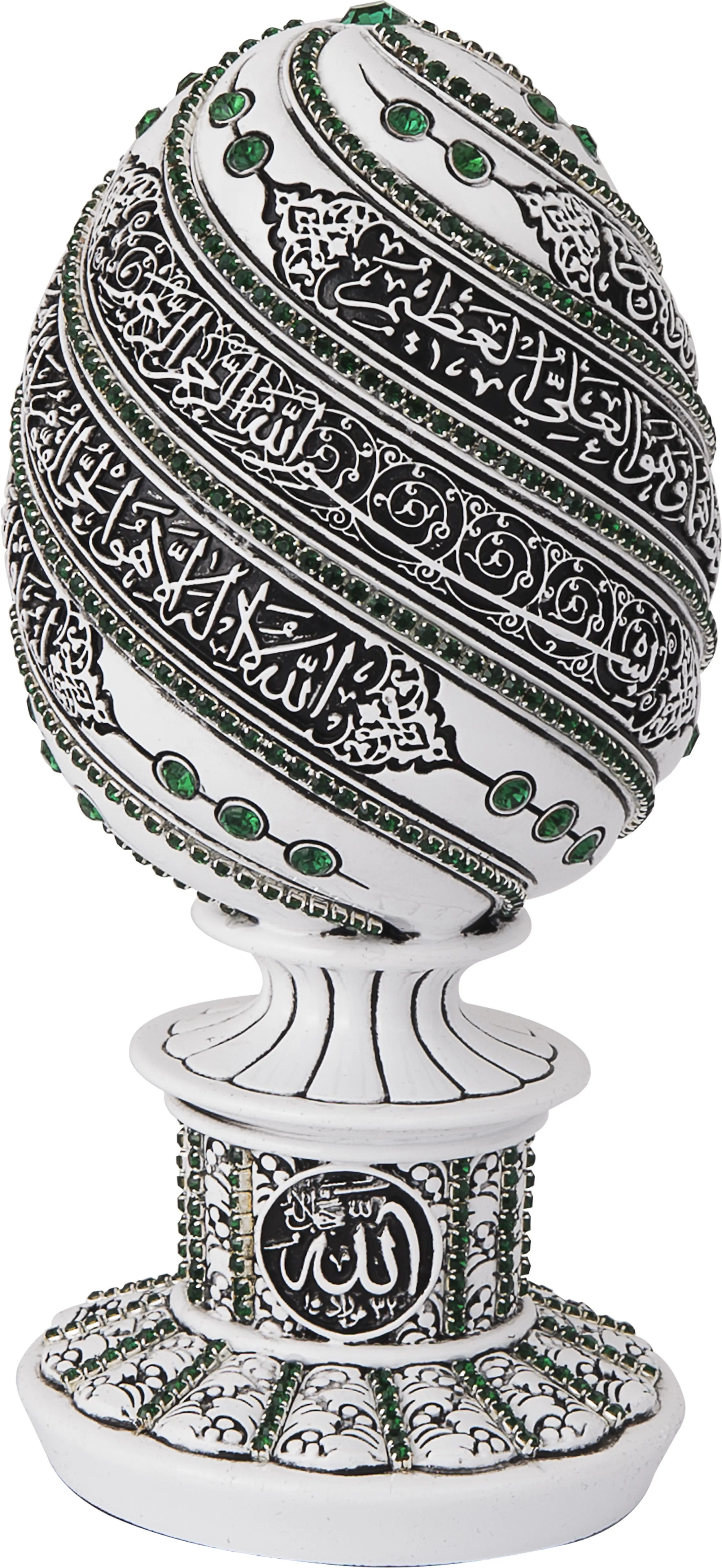 Wholesale Islamic Ornaments Islam Sculpture Ayatal Kursi Ramadan Gifts Trinket Muslim Home