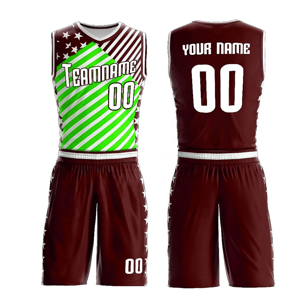 Uniform Basketball Full Sublimation Logo Blank Embroidery Tackle Custom ...