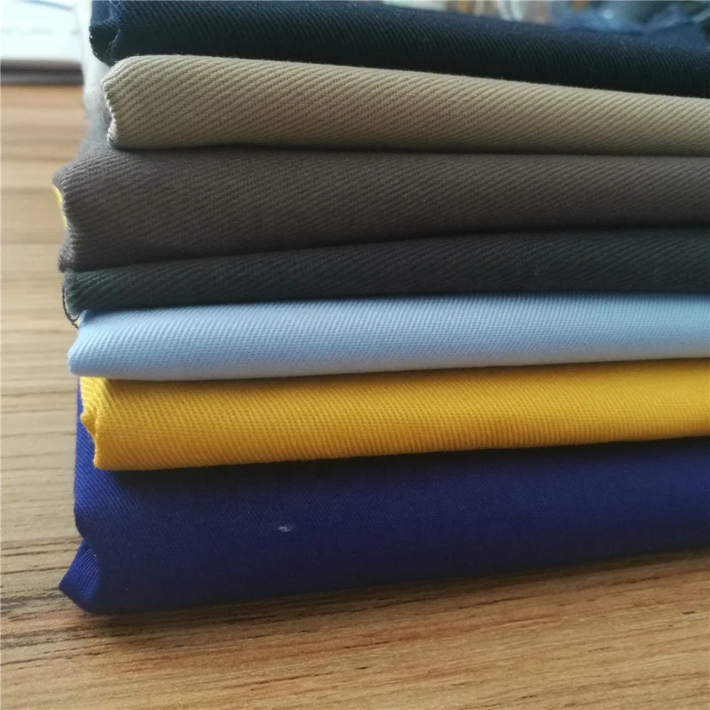 Whole Sale 100%cotton Twill/khaki Fabric for Uniform, Woven Garments Fabric.
