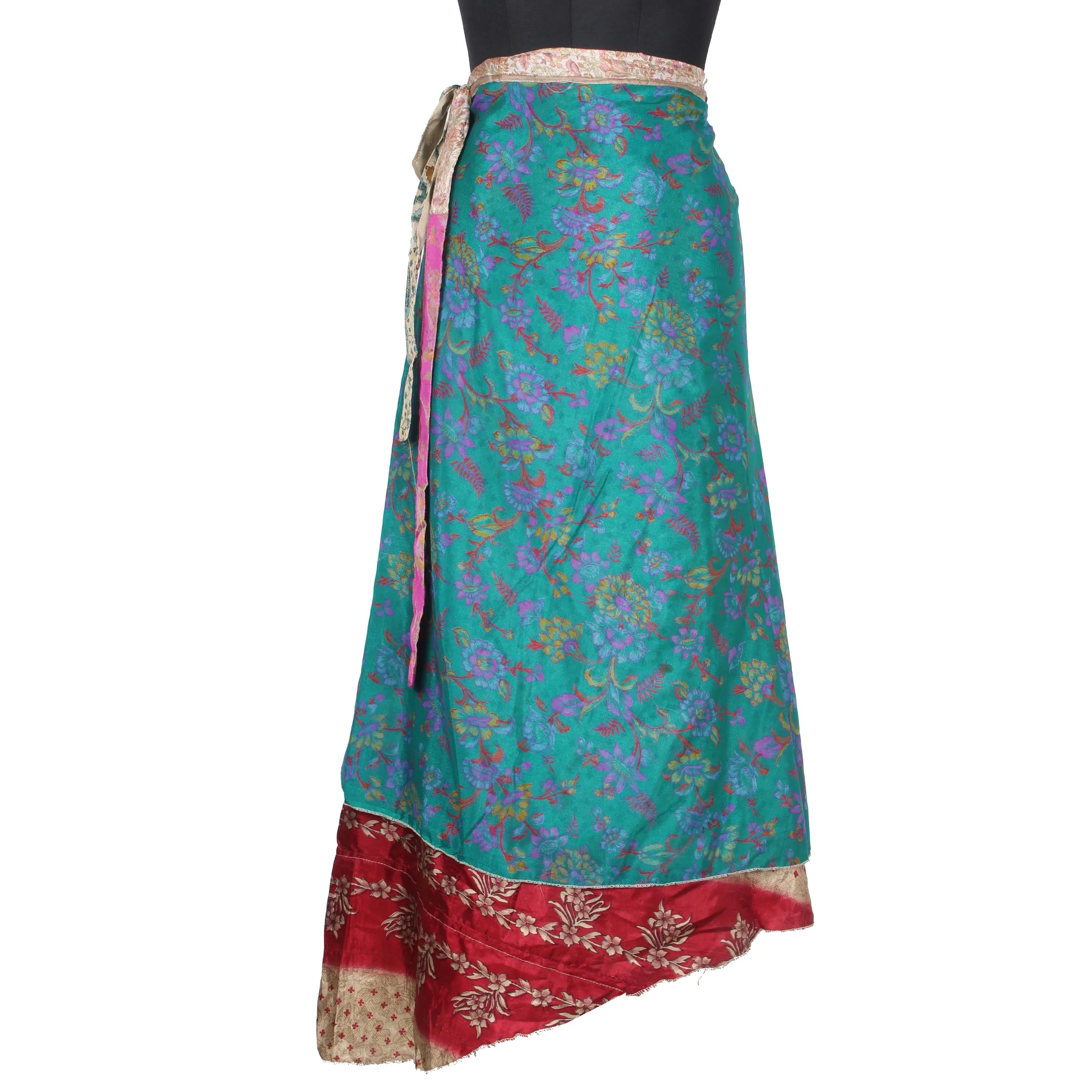 Wholesale Saree Wrap Skirts Wrap Maxi 
