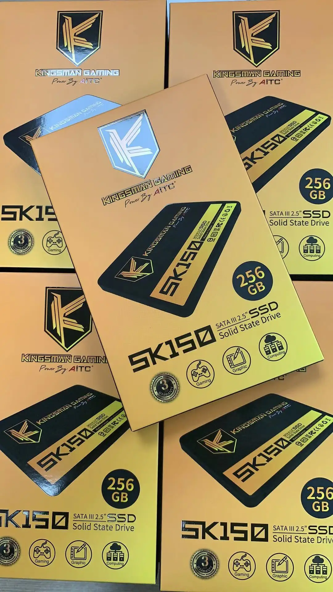 
 3 года гарантии, SSD SATA3 128 ГБ для настольных ПК и ноутбуков  