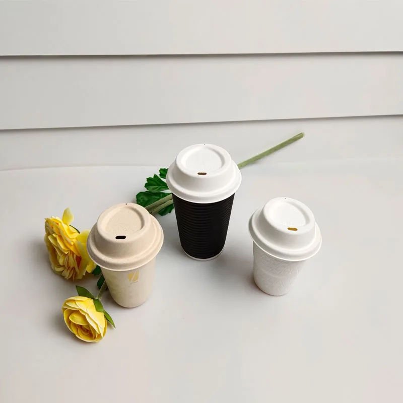 12 10 Oz Hot Paper With Cold Disposable Cup Lid