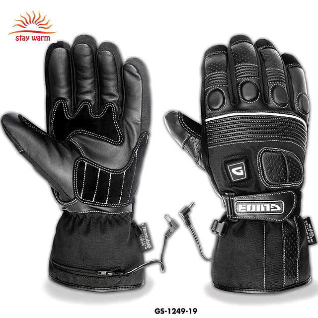 
Зимние перезаряжаемые теплые лыжные перчатки с электрическим подогревом для мужчин и женщин перчатки с подогревом на батарейках водонепроницаемые с термоизоляцией 