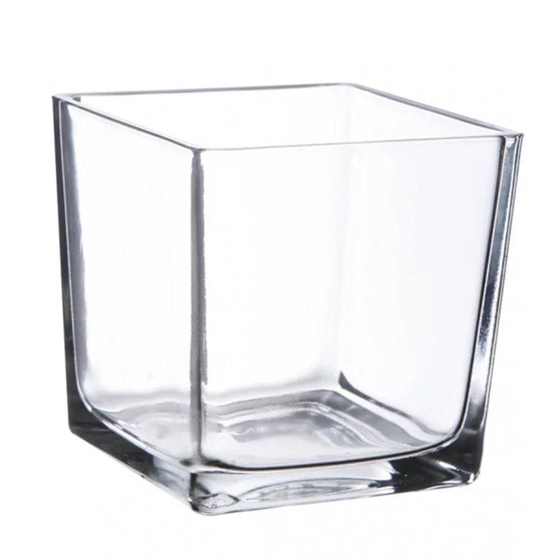 Aquael Decoris Glasbecken Deco Glas Behälter Vase Aquarium Cube 10L 