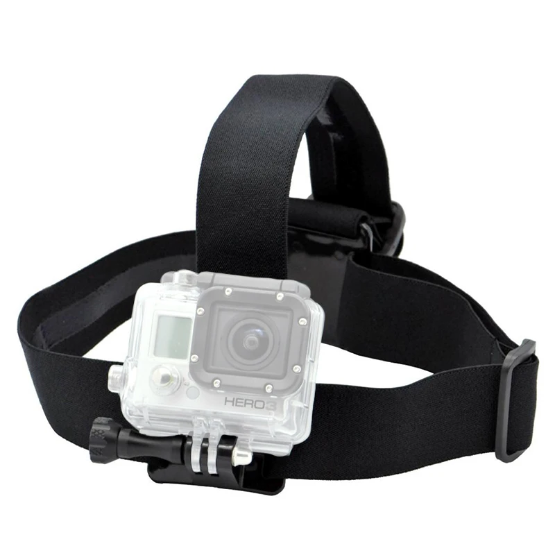 Модель B Эластичный регулируемый головной ремень с антискользящим креплением для GoPro Hero