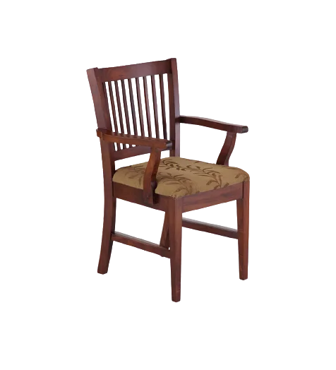 Wooden chair 2024 with handle