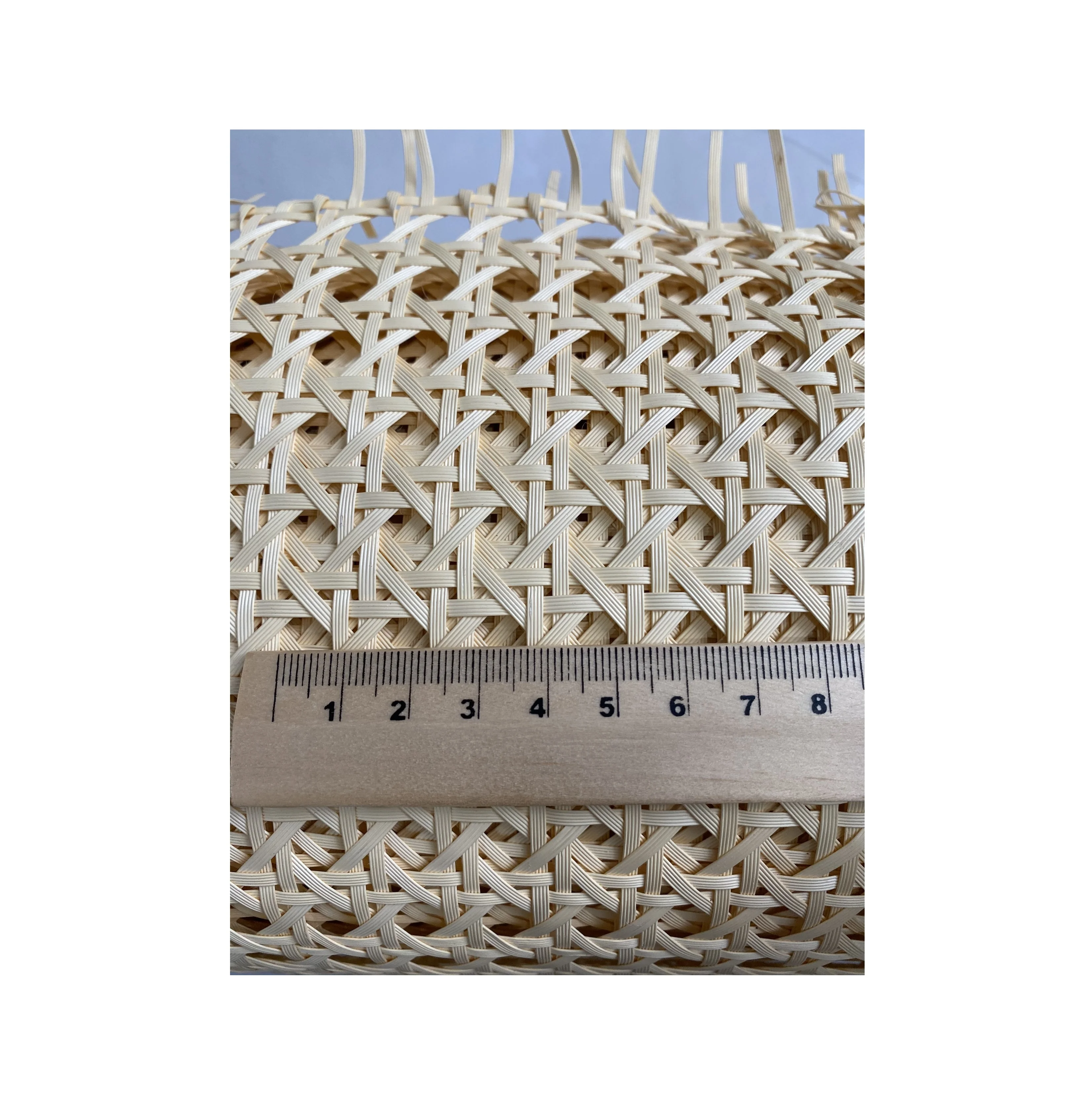 Tessitura di canna – Tessuto in rattan – Materiale a rete di bambù – Upcycling making fogli di vimini 50 cm di larghezza 50 cm/100 cm/200 cm di lunghezza artigianato 50 cm 