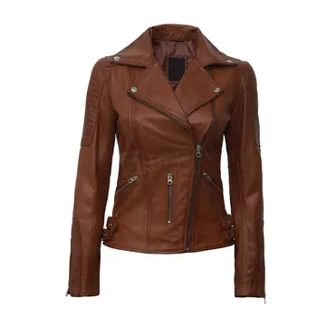 Newest Style Womens Winter Leather Jacket High Quality Leather Jacket