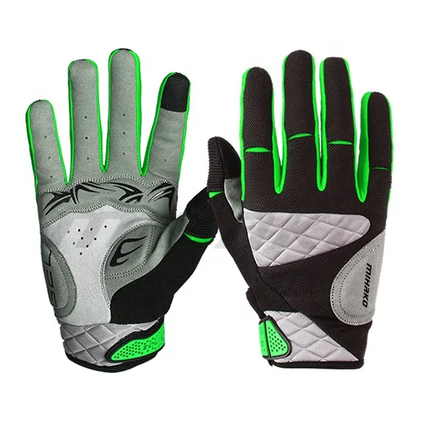 Custom Logo Printed Full-Finger Compression Sports Gloves for Racing Biking Cycling-Pro Biker Gym Fitness Hand Gloves