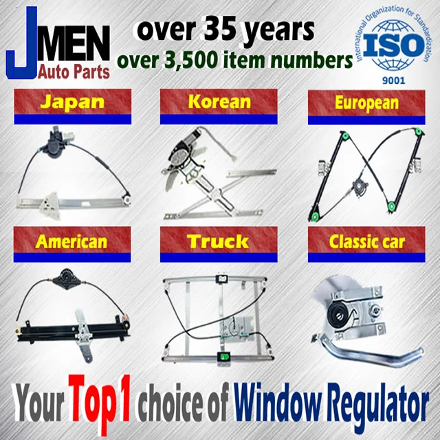JMPG-WR083M Window Regulator for PEUGEOT 206 2D-LH W/MOTOR 9221F9