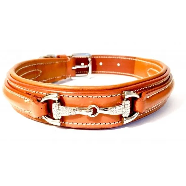 Genuine Leather Dog Collar High Quality Snaffle Dog Collar Buy