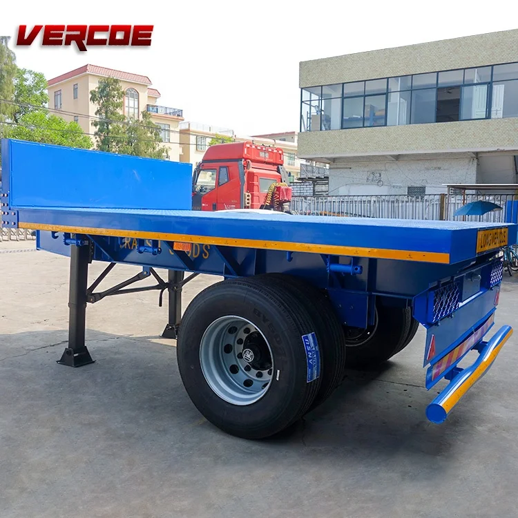 Одноосевой небольшой платформенный прицеп Vercoe для