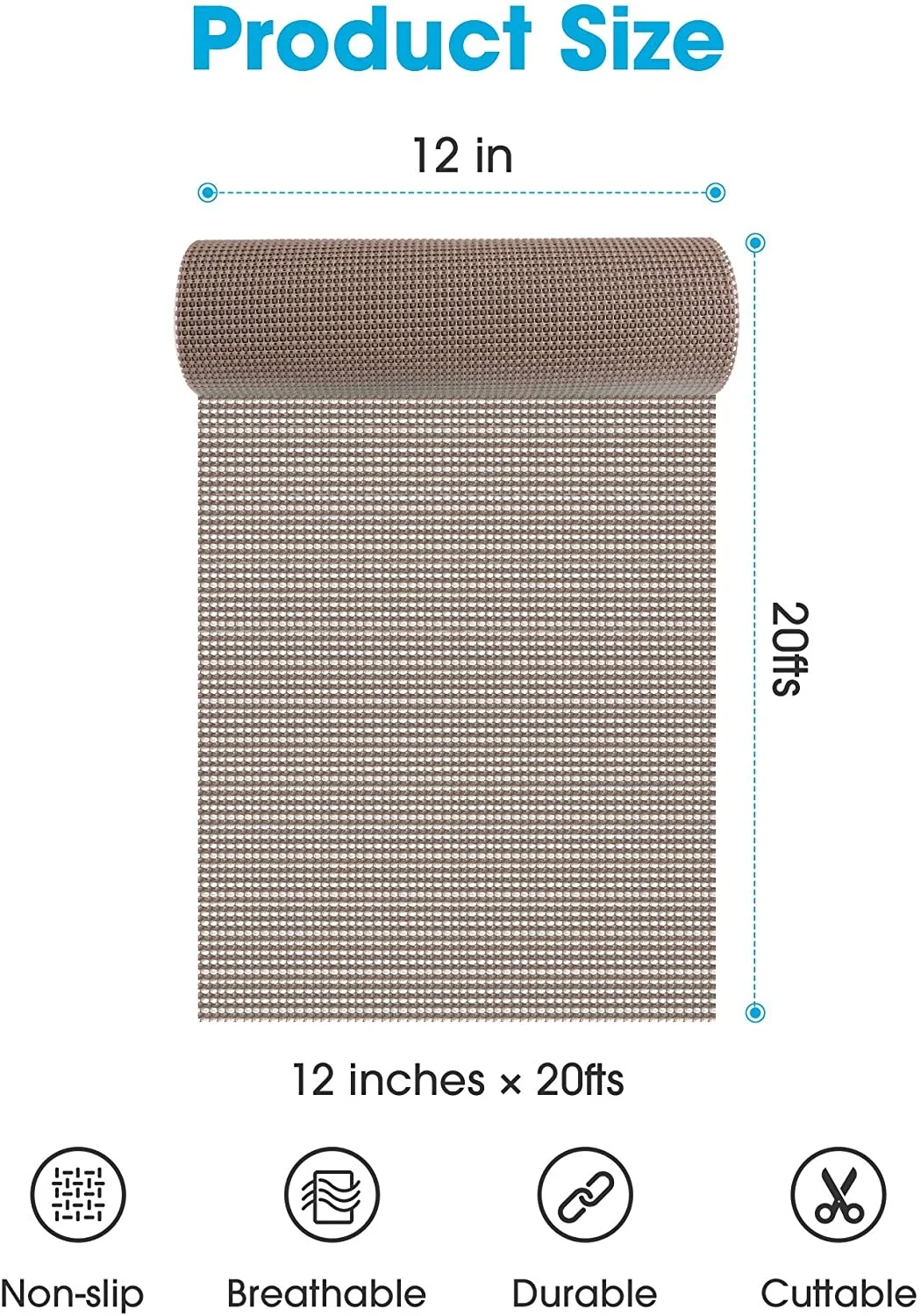 shelf liner premium grip mat 16