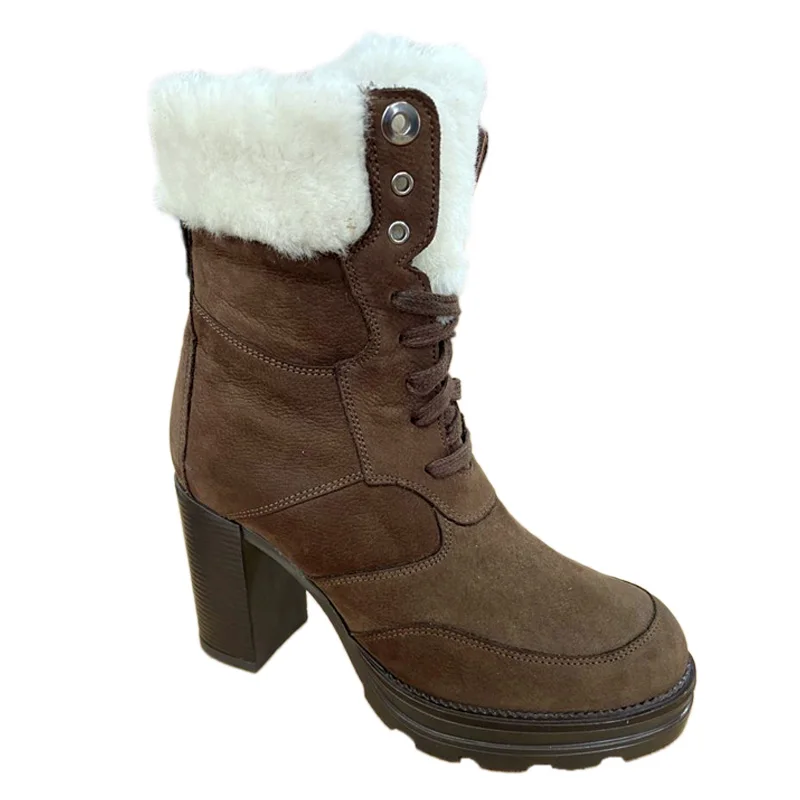 suede fur boots ladies