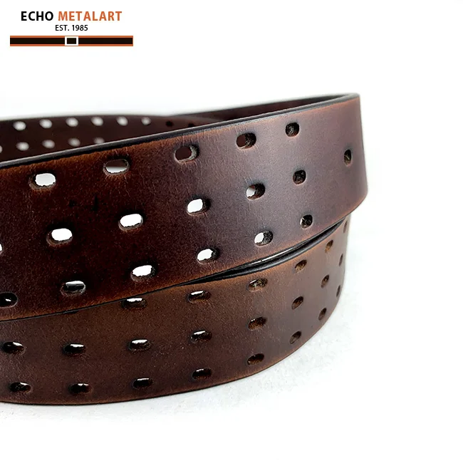 Повседневный ремень с отверстиями для джинсов и мужской ремень 35 мм