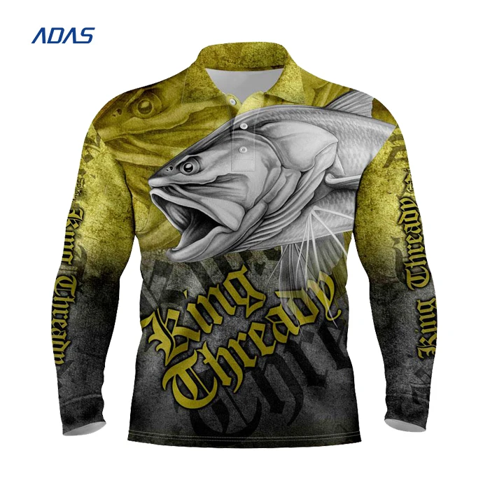 Latest Design Long Sleeve Quick Dry Customize Tournament Wholesale Fishing  Shirts Wholesale Custom Fishing Jersey Customized