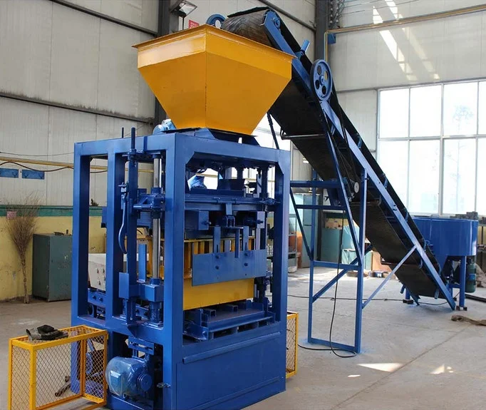 QT4-24 Lightweight Cement Concrete Block Making Machine
