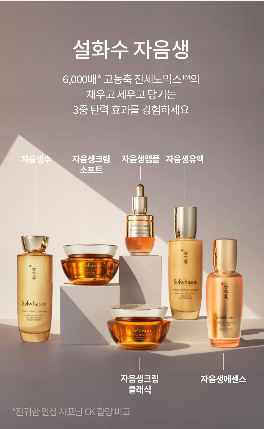 [Korean Cosmetics] Sulwhasoo Concentrated Ginseng Renewing Cream Soft EX 30ml MADE IN KOREA OEM Service