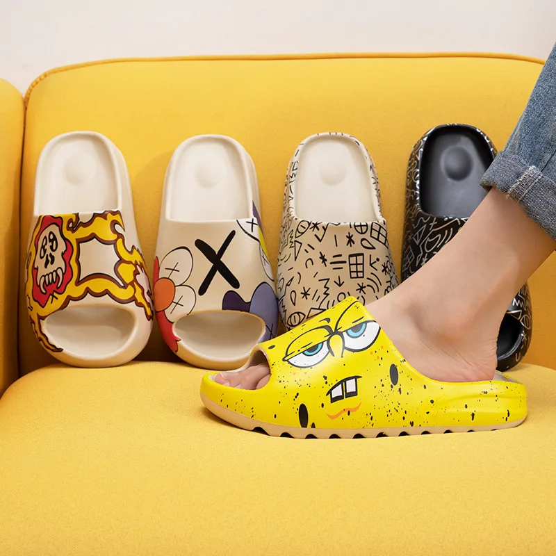 custom spongebob yeezys