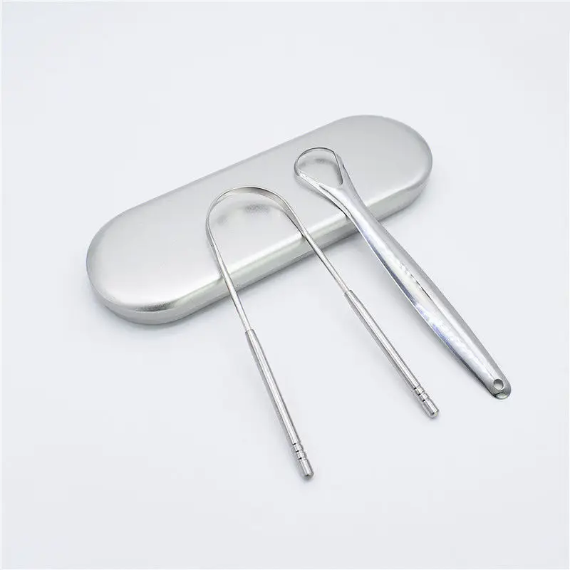 Free Sample Best Sellers Superior Gratte Langue Copper Tongue Cleaner Oem Copper Tongue Scraper