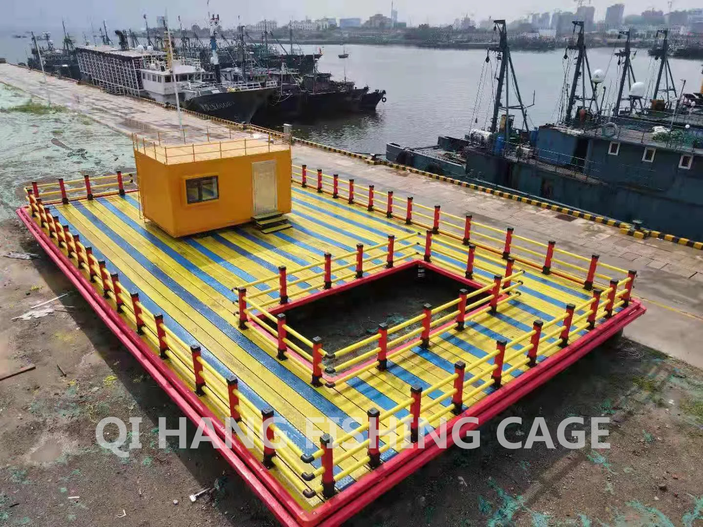 Leisure Floating Dock Fish Cage,Leisure Plastic Pontoon Fish Cage For