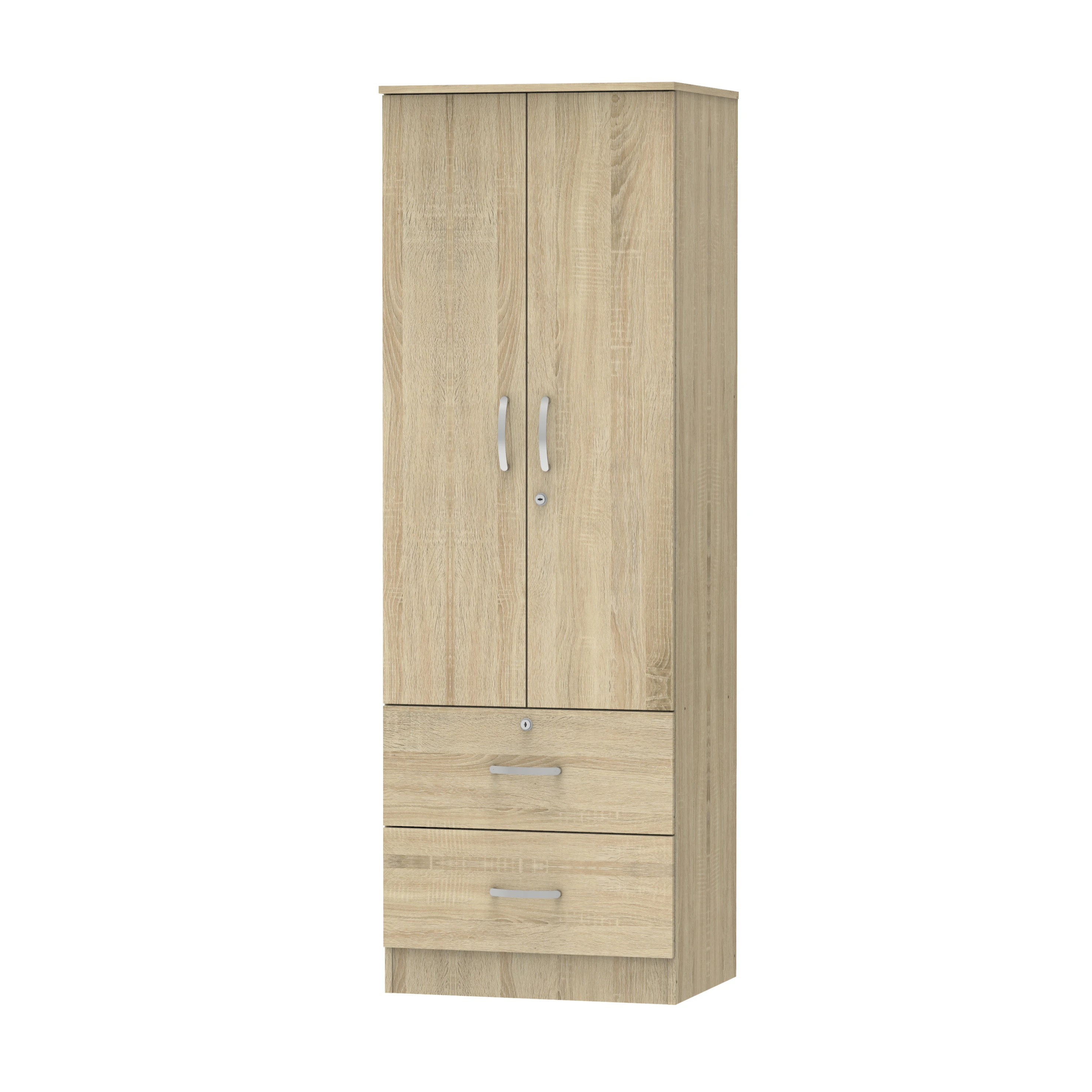 Armario De 2 Puertas Y 2 Cajones Para Almacenamiento De Ropa,Mueble De  Dormitorio,Color Madera Personalizada,Estilo De Madera,Hecho En  Malasia,1208 - Buy De Almacenamiento De Ropa Armario,2 Puertas 2 Cajones  Armario,Tablero De Partículas