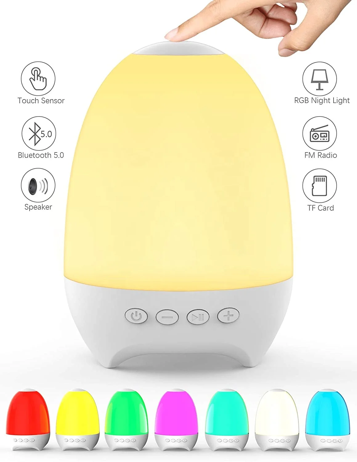 Bluetooth Soundbox Soundbar Wireless Sound Box Waterproof Microphone Dj Loudspeaker Moon Led Lamp Light Speakers Active Portable - ANKUX.COM