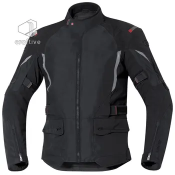 Vented Corduroy Motorcycle Textile Jacket for Men