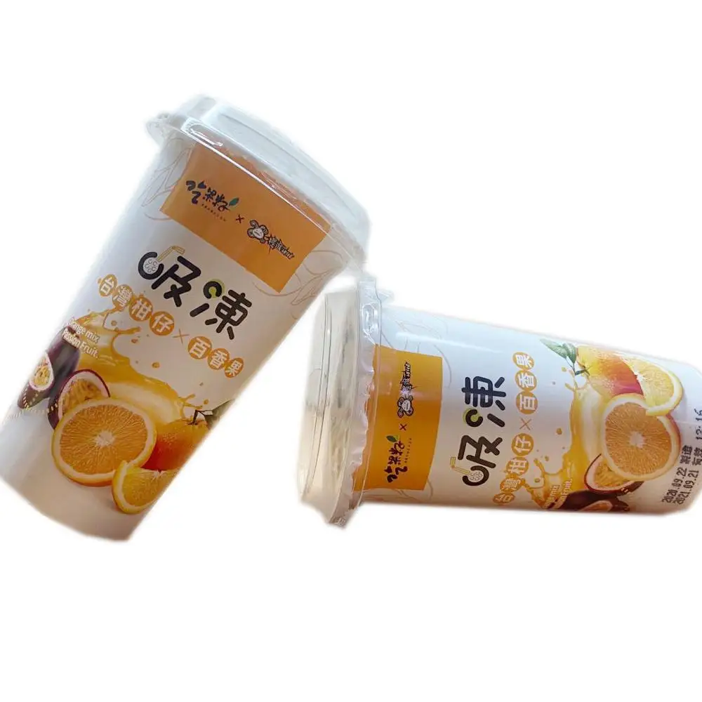 Taiwan Natural orange mix passion fruit jelly 12 cups ODM