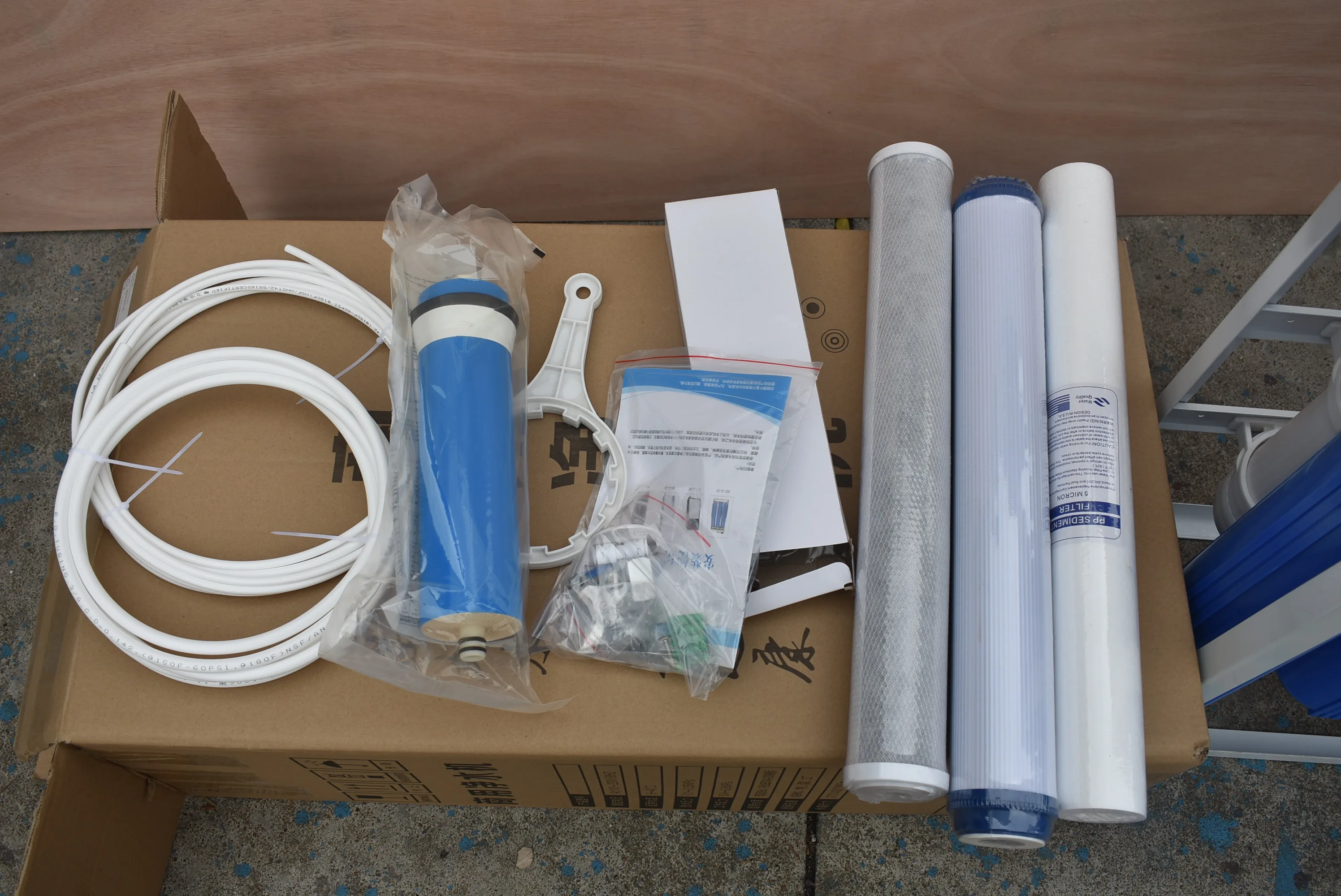 200 GPD коммерческих 6 обратного осмоса с УФ-система