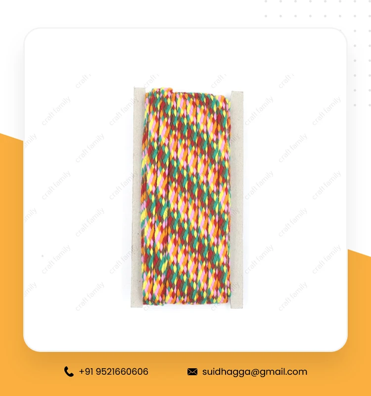 Rope And Twine Flat Braids Twine Rope Raw Materials For Garment