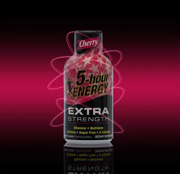 5hour Energy Shot Extra Strength Cherry 1.93 Ounce Energy Shot Bottles