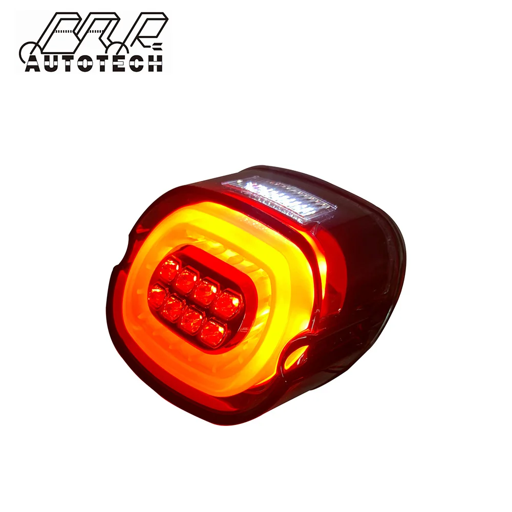 Smoked Brake Rear Led Tail Light For Davidson Motorcycle Dyna Sportster Road King Street Touring