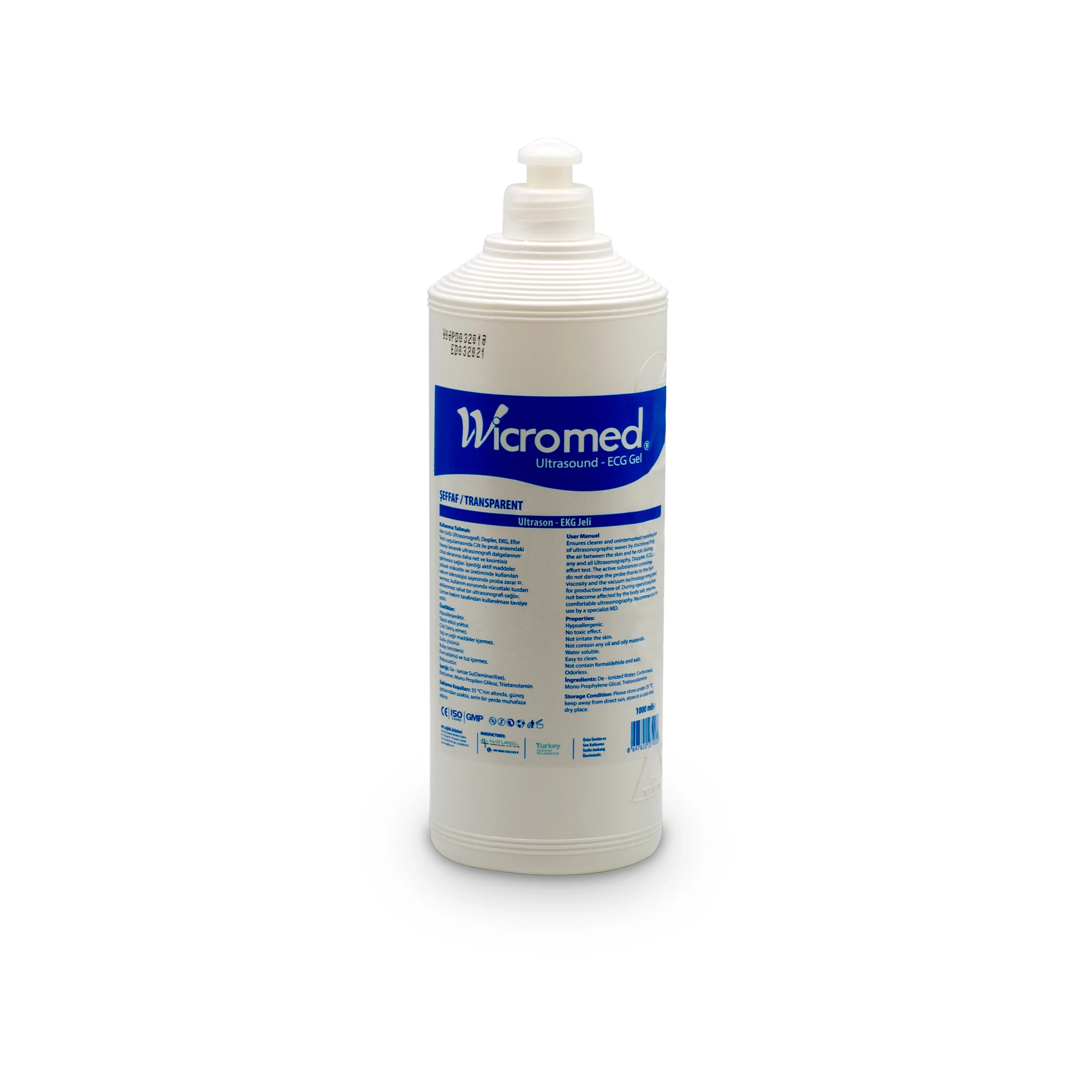 Wicromed Ultrasound Gel 1 Liter Buy Ultrasound Gel / Ultrasound Gel