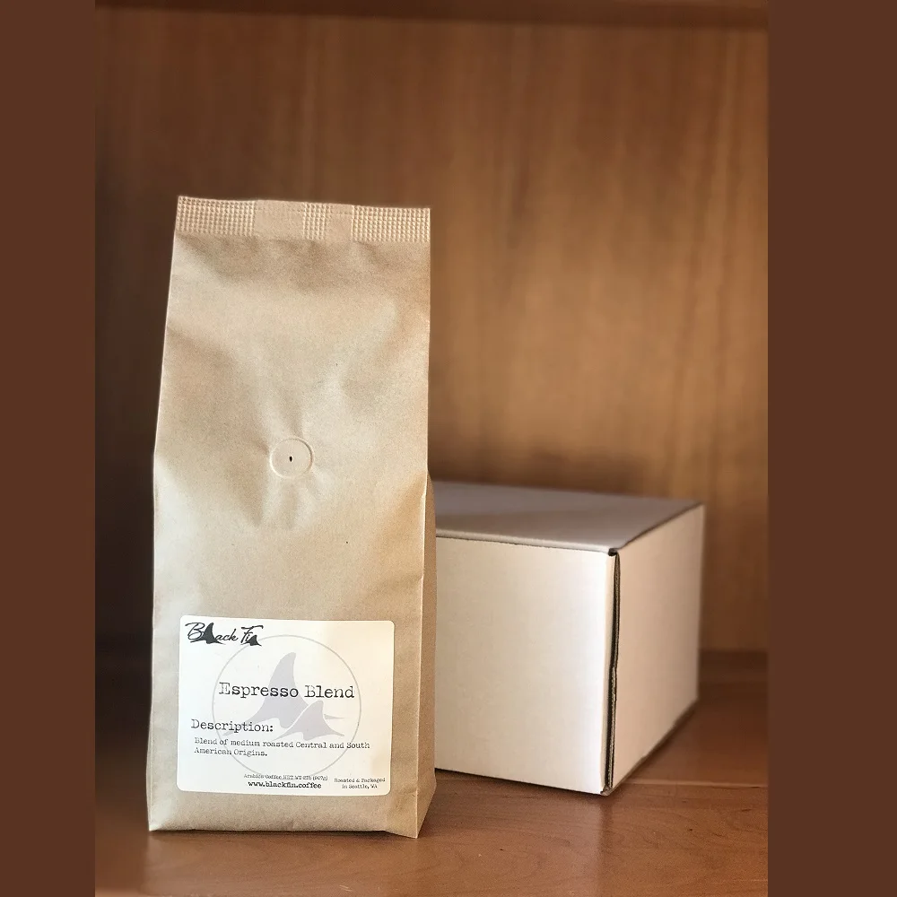 2 Pound Bag Espresso Blend Coffee Medium Roasted Specialty Q Grade 82-84 Point Arabica Seattle Coffee Roasted Whole Beans